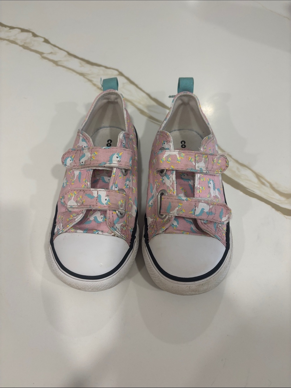 Converse Unicorn Print Pink Velcro Sneakers